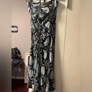 Proenza snake skin midi dress